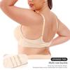 Большой Push-Up Бюстгальтер на косточках, Бюстгальтеры больших размеров чашки BCDE для полной фигуры, Поддерживающее нижнее белье для женщин с большой грудью
