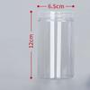 Clear Empty Packing Bottle Circular Storage Bucket Plastic Food Jar