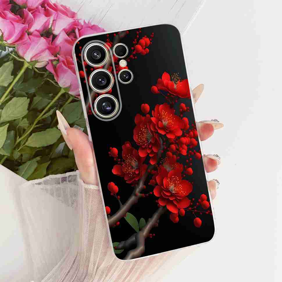 For Samsung Galaxy S25 Ultra 5G Case Beautiful Butterfly Soft Silicone Cover For Samsung S 25 S25 Ultra SM-S938B Casing Coque