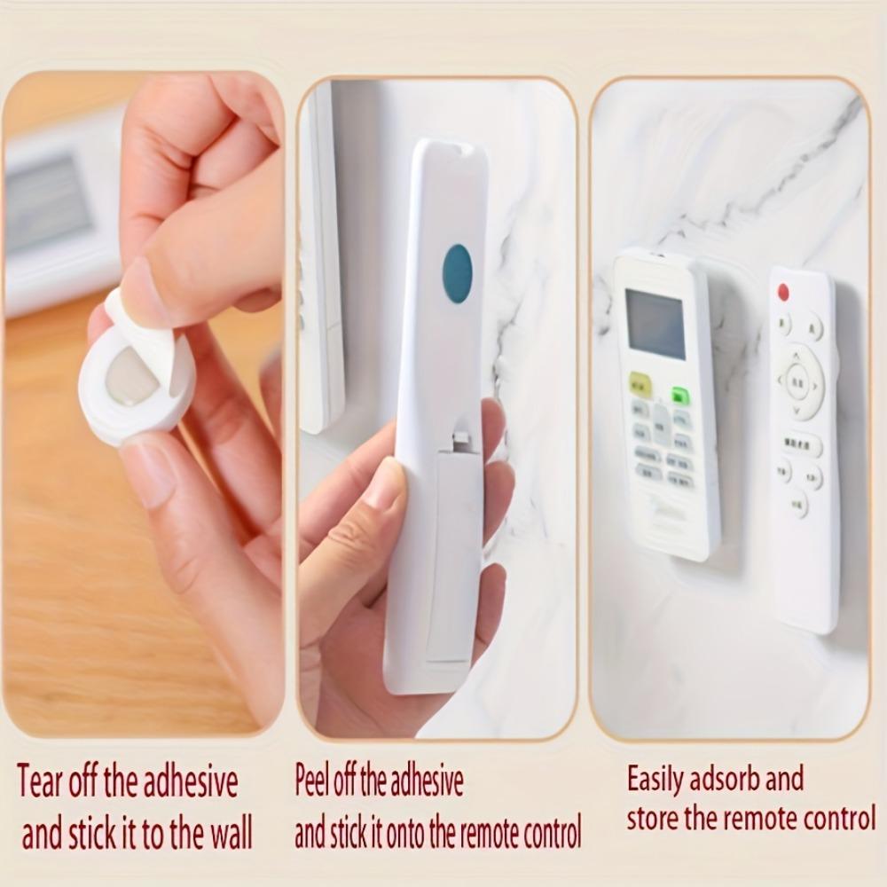 5/10 мощных магнитных крючков — простой в установке настенный держатель пульта дистанционного управления, клей без сверления.