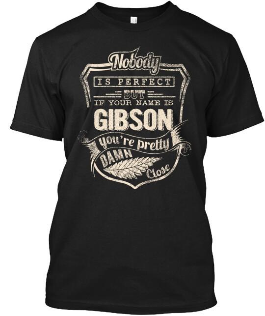 Gibson T-Shirt Made in the USA Size S to 5XL Unisex T-Shirt