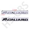 1 шт. 3D ABS MONJARO Буква Автомобильный Значок на Заднюю Дверь Monjaro Значок на Задний Багажник Автомобиля Наклейка на Боковое Крыло Авто Стайлинг Авто Аксессуары