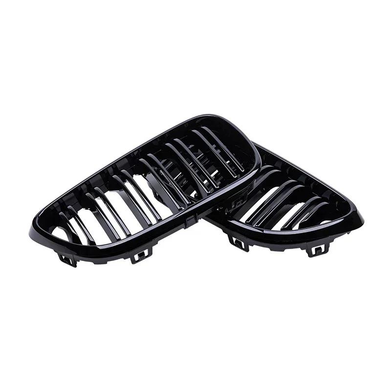 For BMW 2 Series F22 F23 F87 M2 Gloss Black Car Front Bumper Kidney Grill Grilles Car Styling Racing Grills Accessory 2014-2018