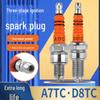 Свеча зажигания для мотоциклов и скутеров A7TC/D8TC — 3-кулачковая, 3-ступенчатая, энергосберегающая для двигателей объемом 100–150 куб. см