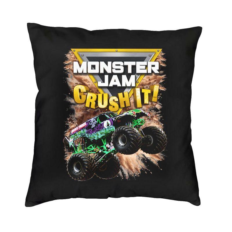 Чехол на подушку Monster Jam Grave Digger Монстр-трак 40x40 см Декор для дома Печать Наволочка для дивана Двусторонний