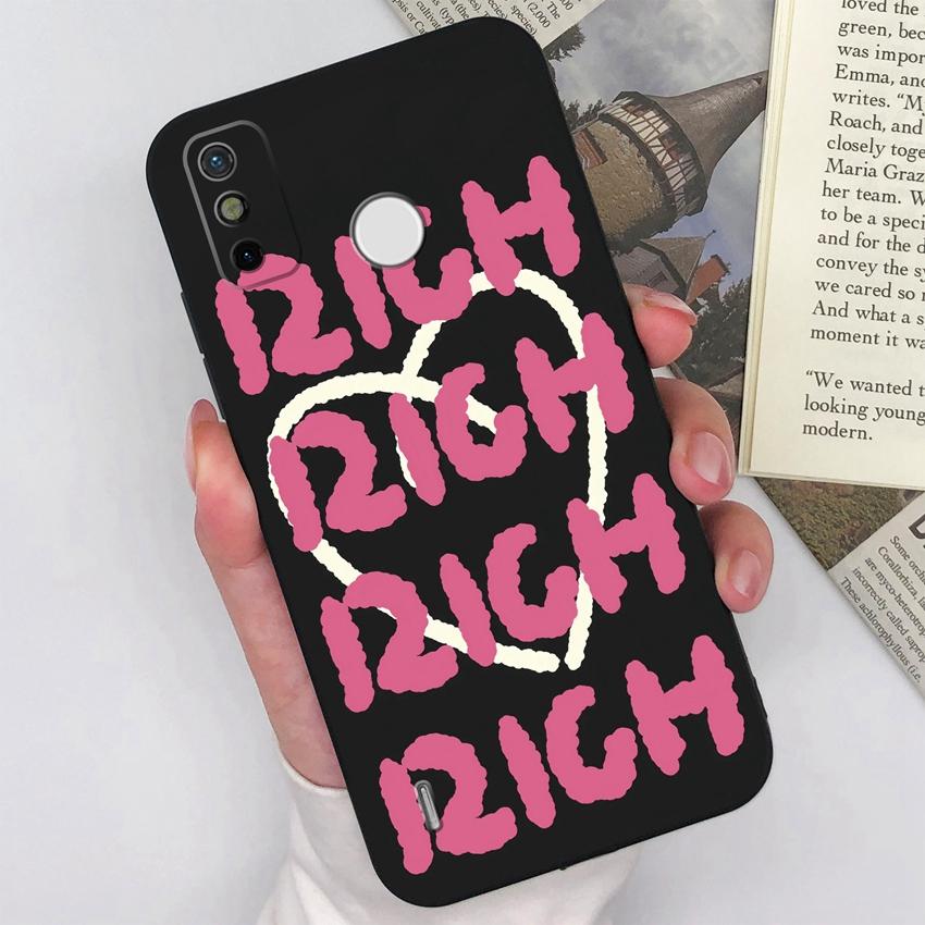 Для Tecno Spark GO 2023 2022 2021 2020 2 3 Camon 12 15 Air Pro Pop 7 Чехол для телефона Милые мультяшные животные Матовые силиконовые задние крышки Для Tecno Накладка