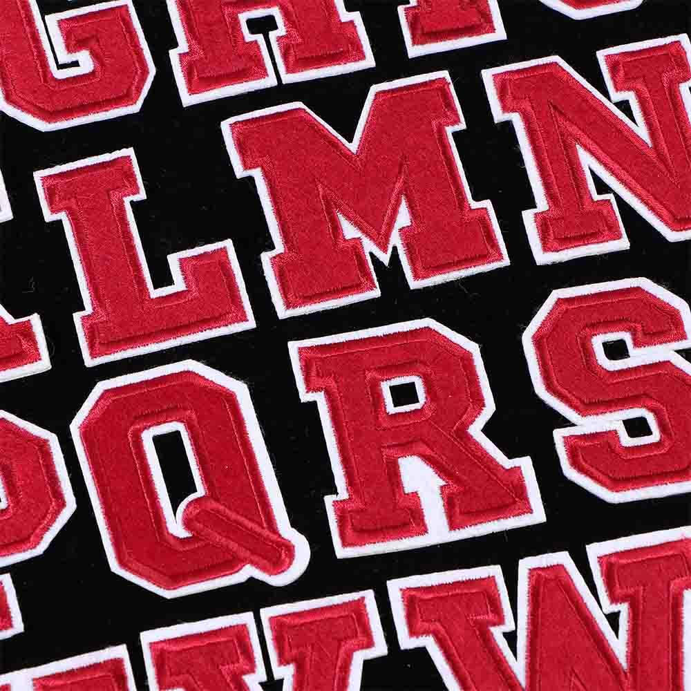 Пальто Одежда Алфавит Вышивка Шитье Ткань Одежда Вышивка Буквы Нашивки Аппликации Нашивки