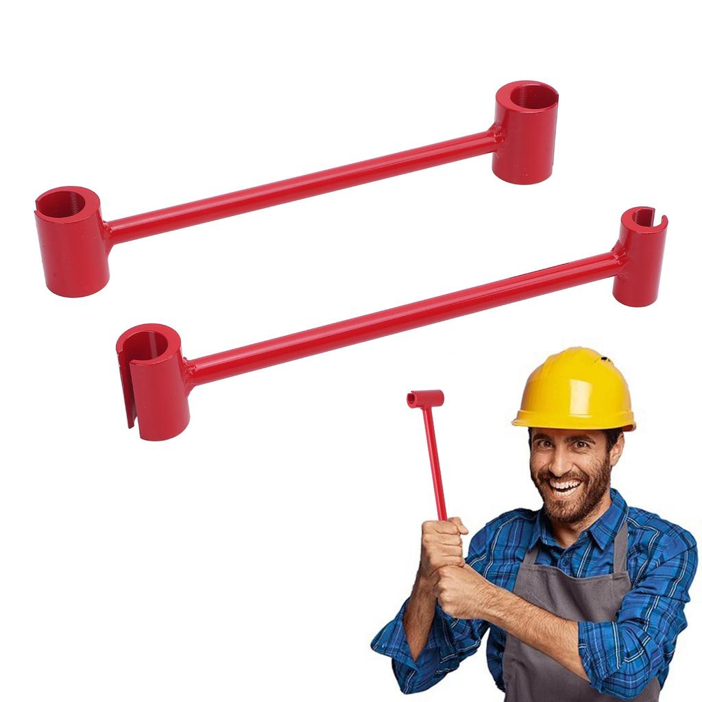 2Pcs Door Hinge Gap Adjusting Wrench Stainless Steel Portable Double Headed Door Hinge Spanner Repair Tool