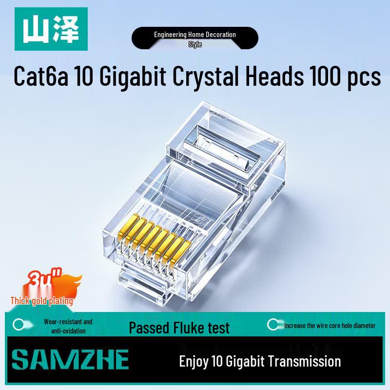 SAMZHE Cat6A RJ45 Unshielded Network Connectors