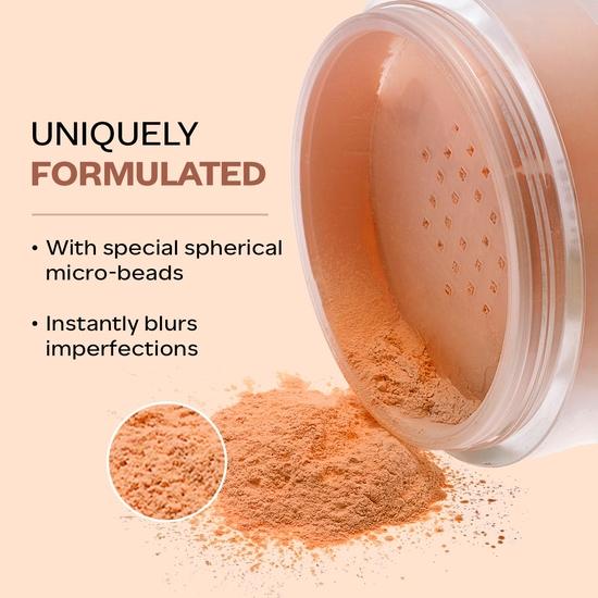 FACESCANADA Фиксирующая и завершающая рассыпчатая пудра для всех типов кожи, 10 г | Легкое покрытие и естественный сияющий финиш | Не сушит кожу и имеет легкую текстуру (бежевый)