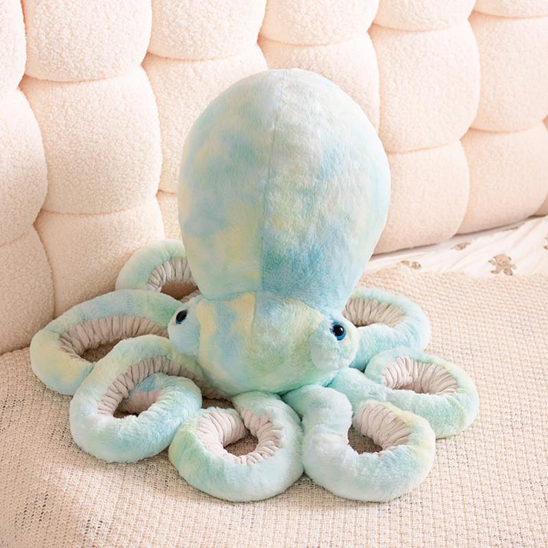 Soft Animal Plush Octopus Toy With Bright Hue For Kids Room Decor And Gifts