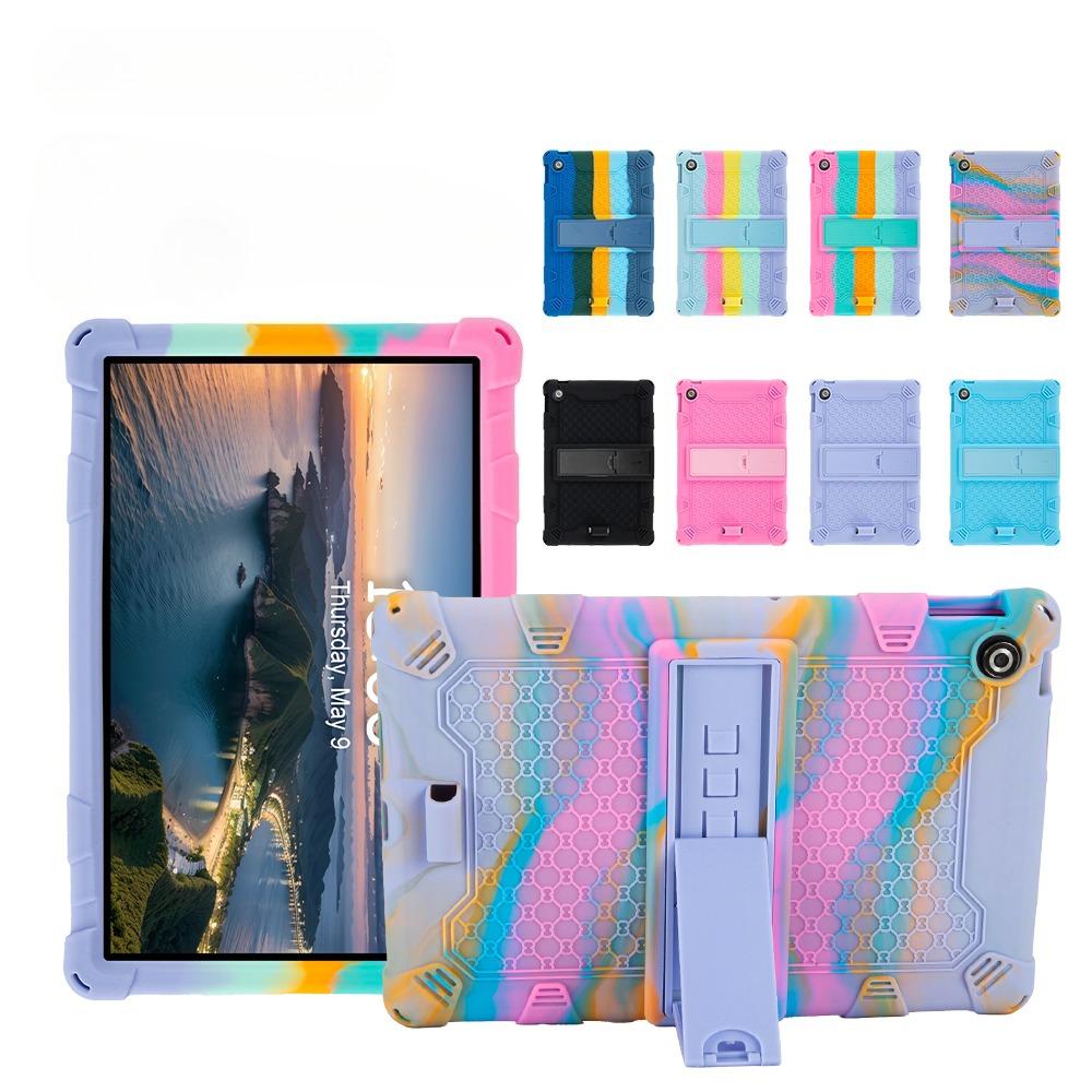 Kids Silicone Case For Lenovo Tab 10.1 2025 TB311XU K10C TB311FU 10.1" Anti-drop Stand Case With Shoulder Strap Tablet Cover