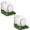 Generic Baseball Ball Case Signed Ball Case Baseball Acrylic Display Case Protection Exhibition Dustproof Square Collection Case Transparent Case