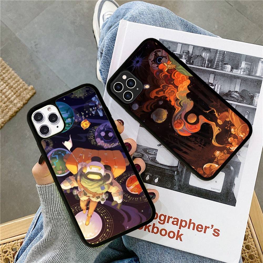 Игровые чехлы для iPhone 11 12 13 14 15 16 17 Pro Max Plus Outer Wilds, противоударные, из TPU+PC, задняя крышка