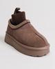 Uggs with Sock Suny Liana 24500 36 Cappuccino Suede Wool