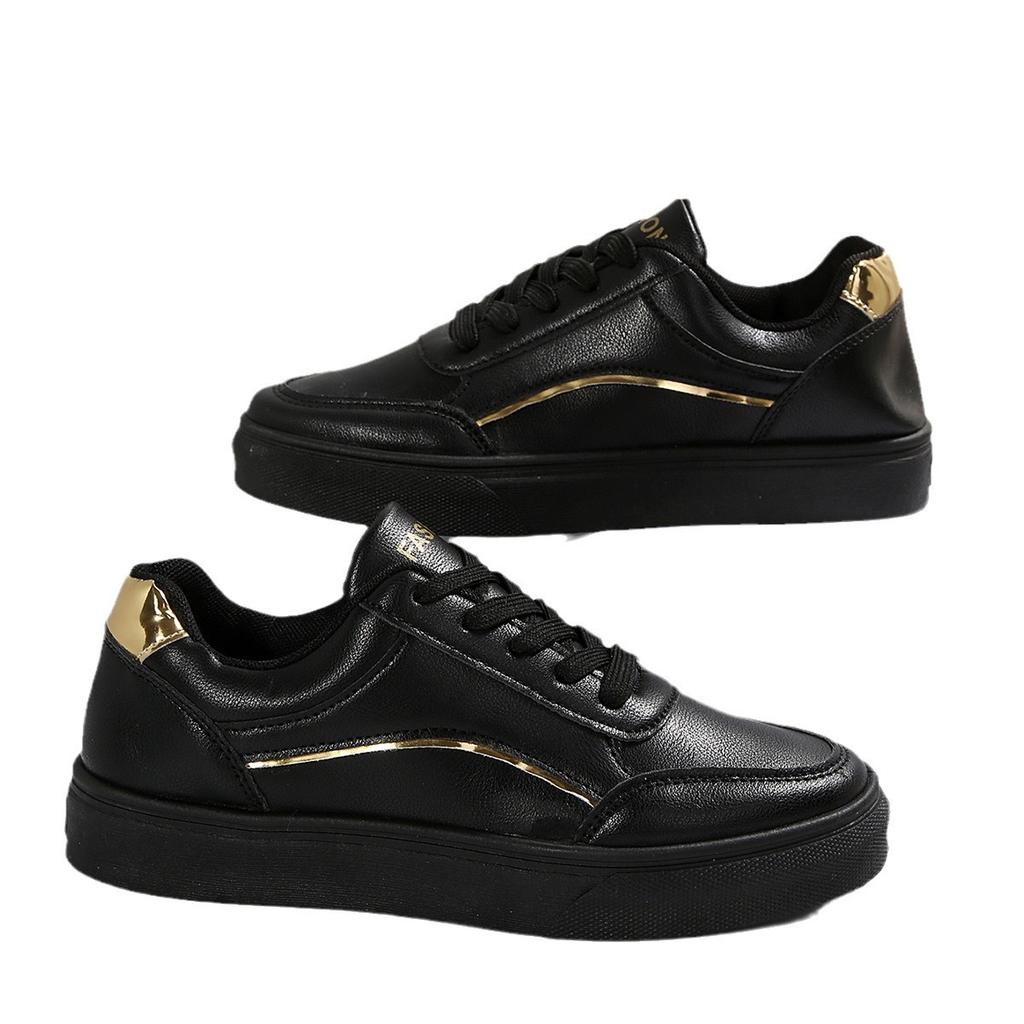 2025 autumn new versatile popular student little white shoes women's summer sports flat-bottomed casual thick-soled heightening board shoes