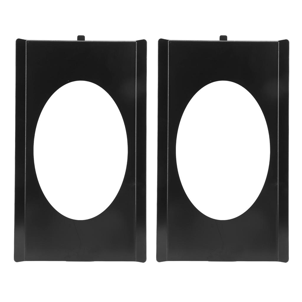 1 Pair Behind Seat Speaker Brackets 6x9 Inch Steel Cab Corner Speaker Brackets for C10 1973‑1987 Black