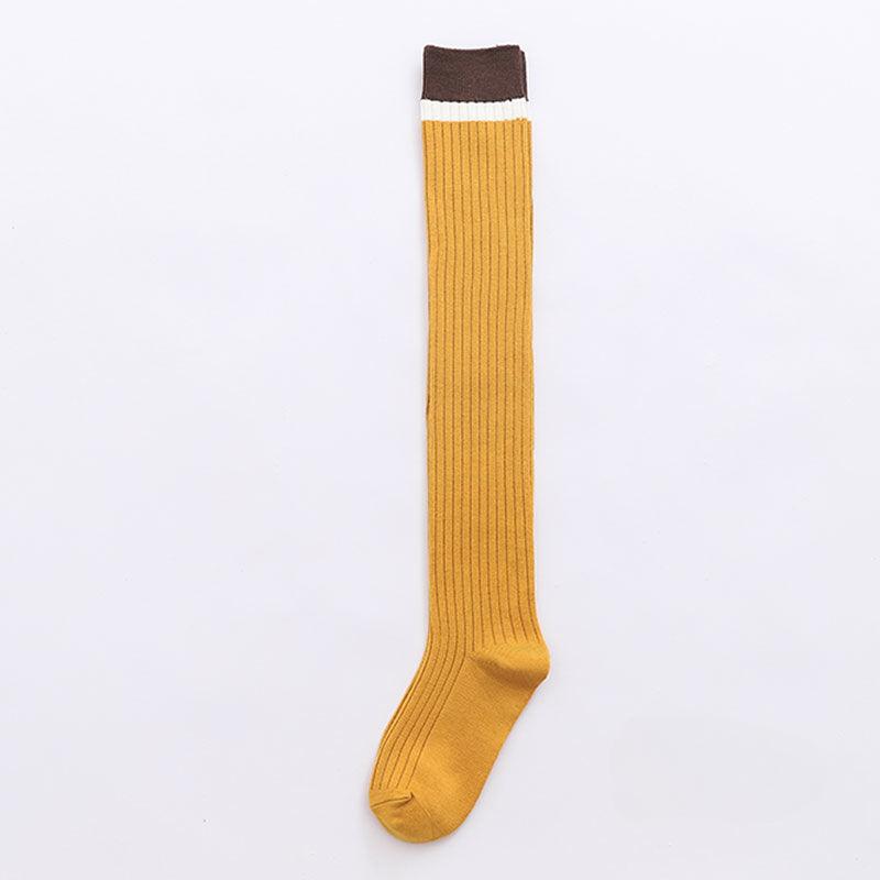 Чулки женские выше колена, высокие чулки, длинные носки, осенне-зимние толстые чулки Jk