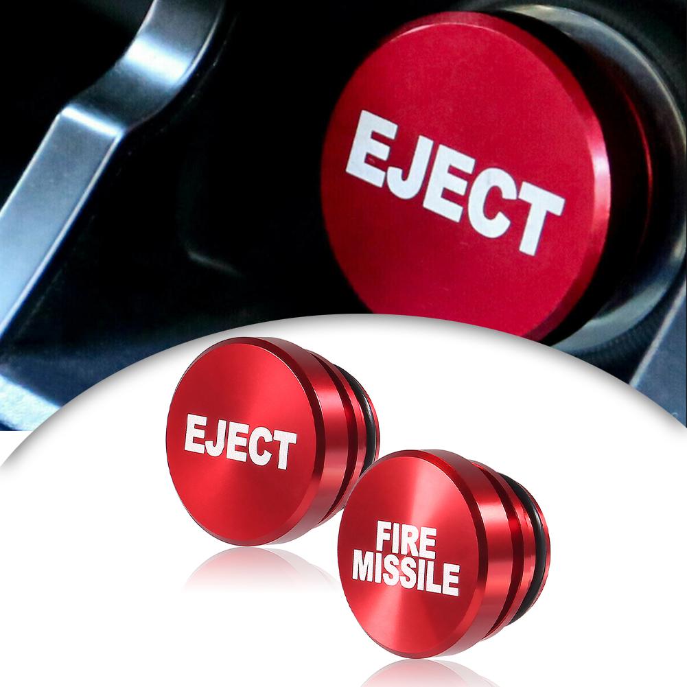 Вилка прикуривателя из алюминиевого сплава, салон автомобиля, красный