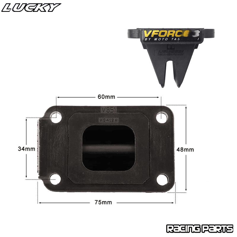 Motorcycle Reed Valve VForce 3 V351B For KTM 50 KTM50 SX 50sx AM6 LC 65sx V Force Reeds Block