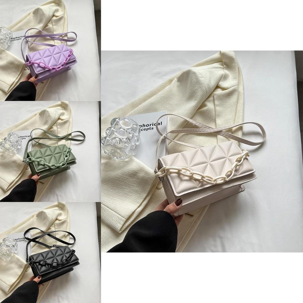 Stylish Minimalist Commuter Quilted Shoulder Bag 2023 Trendy Casual Crossbody Box Bag