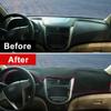 Для Hyundai Accent Solaris Verna RB 2011 2012 2013 2014 2015 2016 2017 2018 Коврик на панель приборов автомобиля Защита от света Накладки