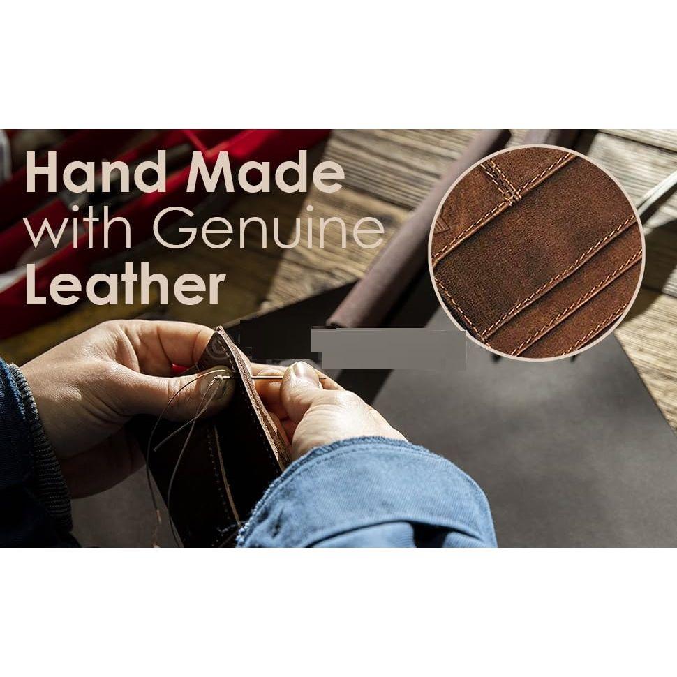 Кошелек из натуральной кожи для мужчин с держателем для карт | Мужской кошелек | Мужской кошелек с RFID | Кошелек