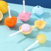 Mini Silicone PopsicleMold Lollipop Ice Tray Food Grade Reusable Non-Stick Stackable Ice Cream Mould For Egg Bites Food Storage