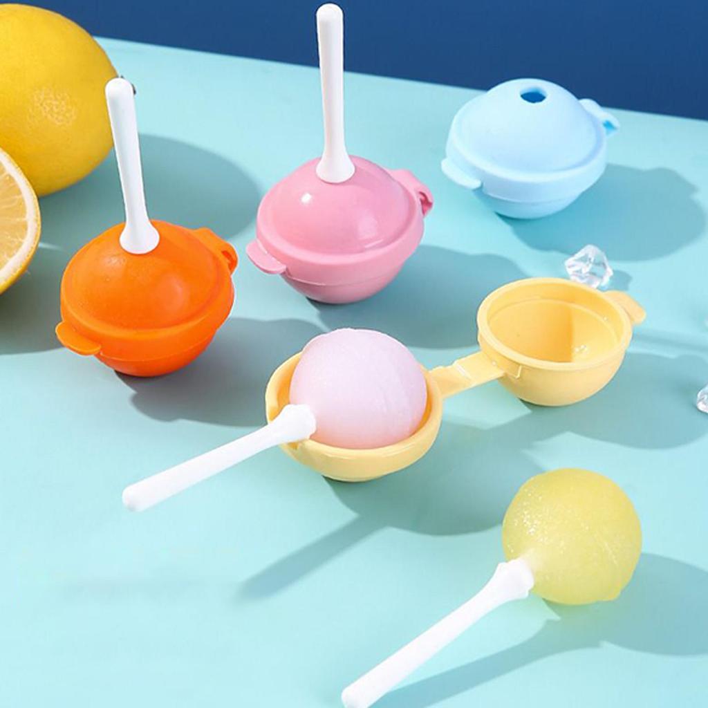Mini Silicone PopsicleMold Lollipop Ice Tray Food Grade Reusable Non-Stick Stackable Ice Cream Mould For Egg Bites Food Storage