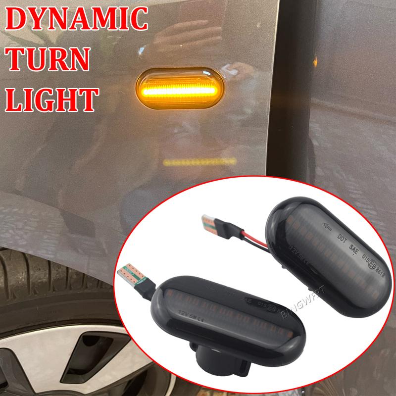 Turn Signal Light For Dacia Duster Dokker Lodgy Renault Megane 1 Clio1 2 KANGOO ESPACE Smart Fortwo 453 LED Dynamic Side Marker