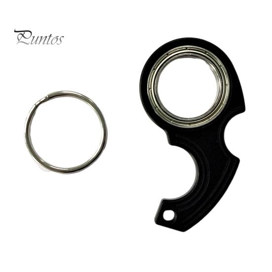 Портативный брелок Fidget Spinner, сверхмощный металлический карманный размер для снятия стресса, брелок для ключей для детей и взрослых, указательный палец для упражнений, вращающаяся игрушка в подарок