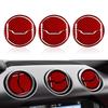 Для Ford Mustang GT 2015 2016 2017 2018 аксессуары из углеродного волокна салон автомобиля кондиционер вентиляционное отверстие наклейка наклейка