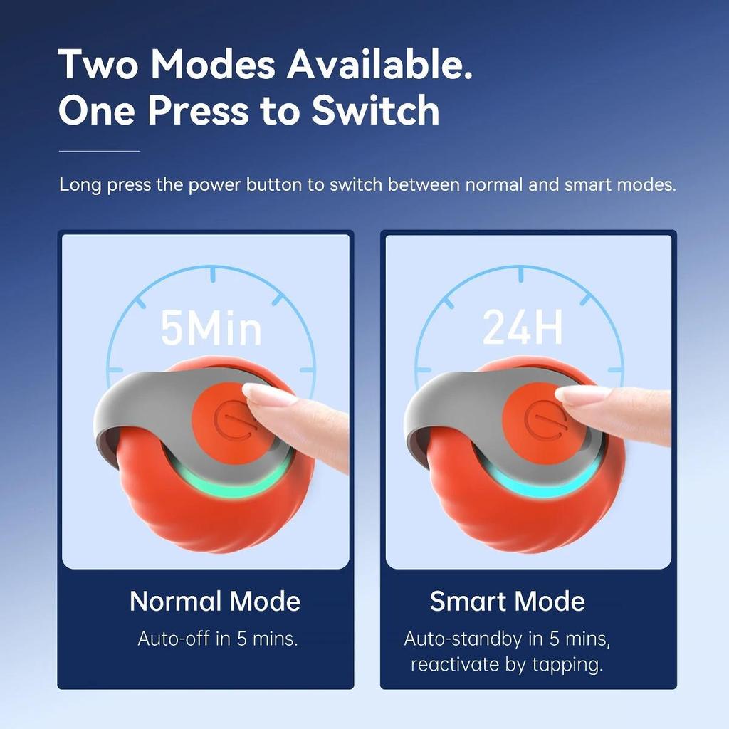 2 шт. Интерактивные игрушки-мячи для кошек, перезаряжаемая умная электрическая игрушка для питомцев, тренировка собак и кошек, имитация мыши, перезаряжаемый через USB, катящийся мяч-погремушка, игрушка для кошек