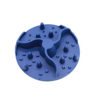 Silicone Slow Feed Dog Bowl Insert Pet Feeding Slow Food Mat Anti-Choke Round Slow Eating Plate Diameter 8cm