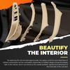 Beige Interior Door Pull Handle Kit Compatible with5 Series F10 F11 520i 520d 523i 525i 525d 528i 530i 530d 535i 535d 2010-2016 Window Switch Armrest