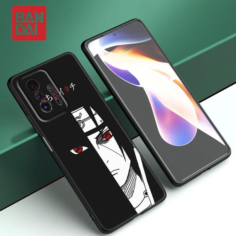Черно-белый чехол для телефона «Наруто» для Xiaomi Mi POCO X3 NFC GT M4 M3 12 11T 10T Pro A2 11 Lite NE 11i 5G 12X F3 A3, черный чехол