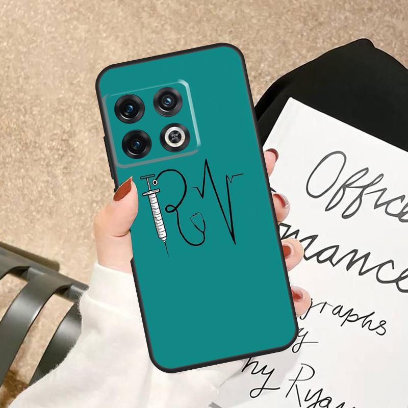 Стетоскоп Сердце Медицинский Чехол для Медсестры Для OnePlus 15R 15 13 13R 13T 12 12R 10T 11 10 Pro Nord 5 CE 2 3 4 Lite N20 N30 Чехол