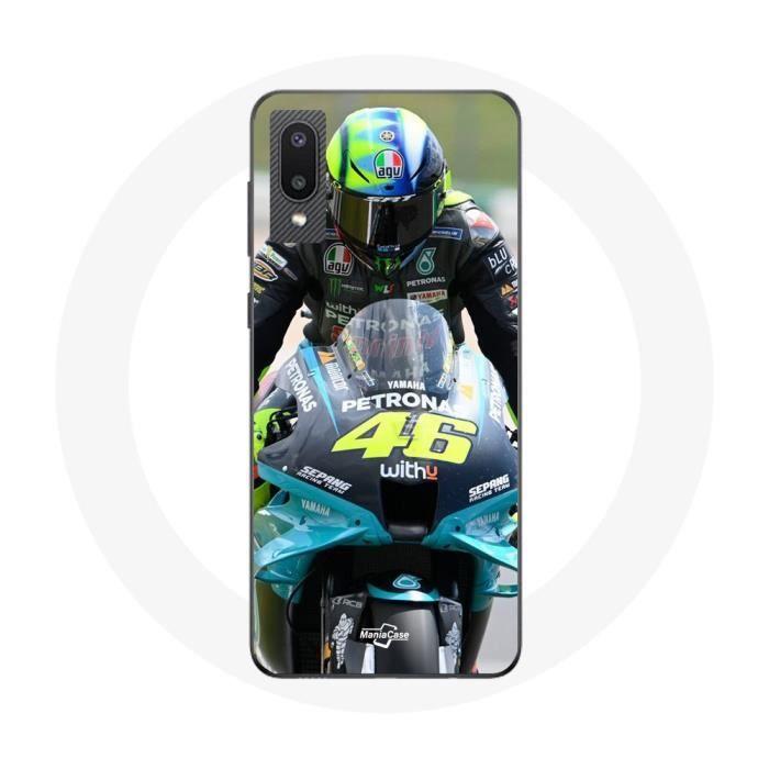 Чехол для Samsung Galaxy A02 Валентино Росси Мотогонщик 46