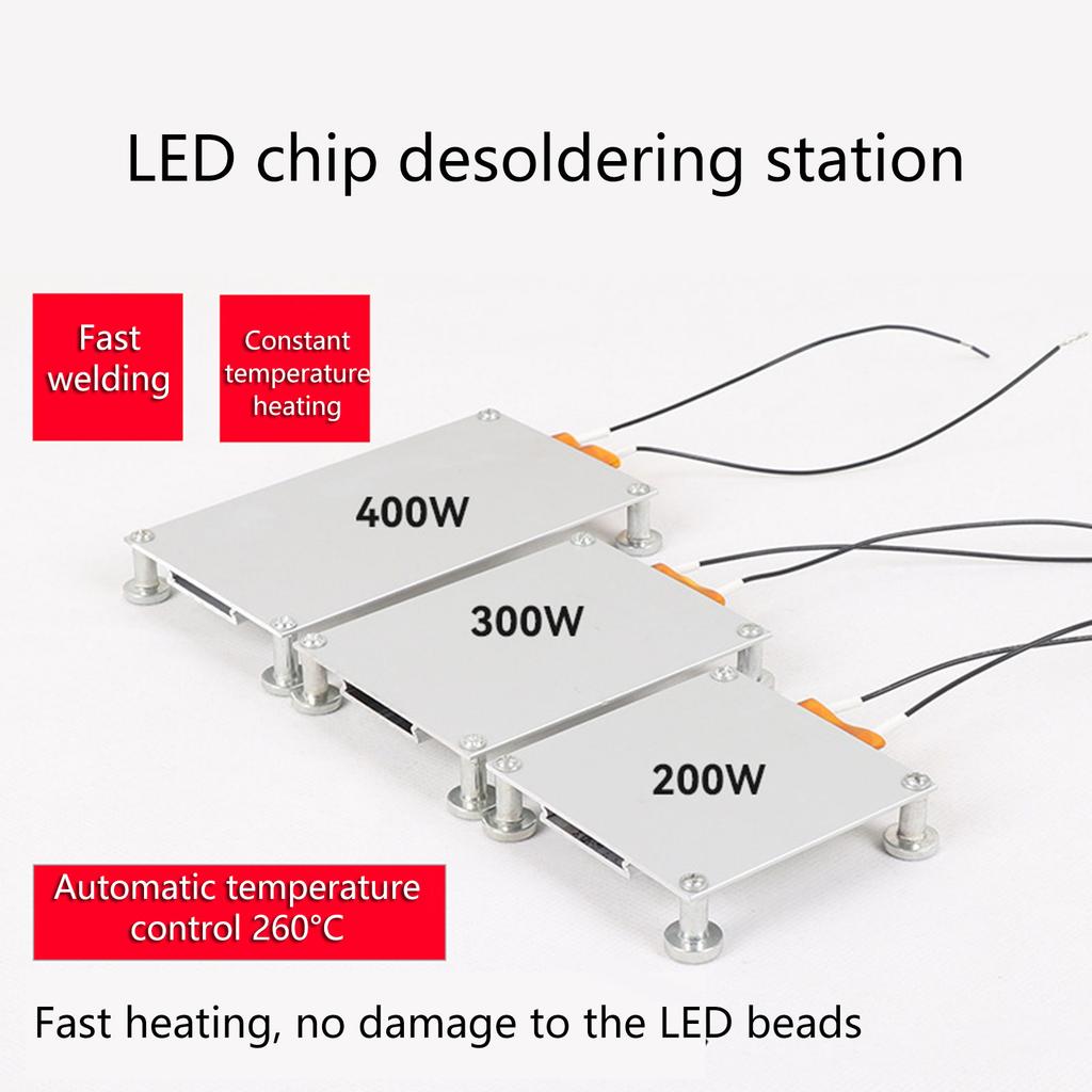 Professional Aluminum Alloy LED Desoldering Station PTC Heating Plate for BGA Reballing Soldering Demolition Board Tool