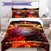 Bayern Munich Customized Name Bedding Set Design for Bedrooms Wrinkle Resistant Bedroom Decor Wedding Party GiftLuxury Gift for Birthday,