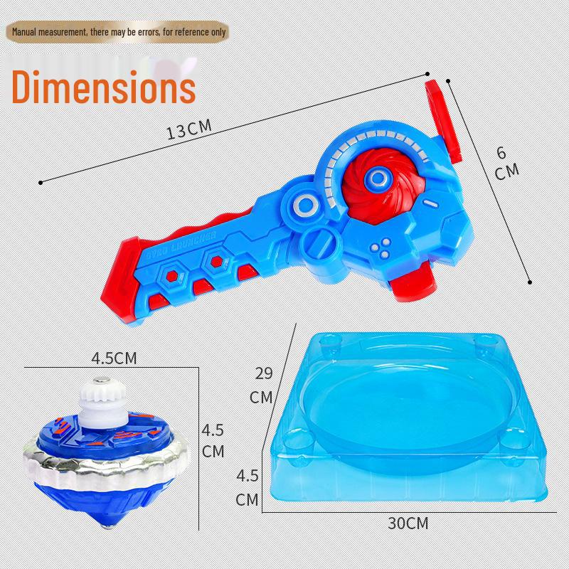 Magic Alloy Super-Changing Двойной Гироскоп: Объединяется в взрывной гироскоп - игрушка для мальчиков и девочек
