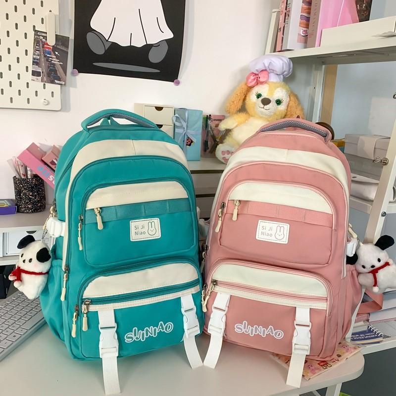 Рюкзак Узор Буква Большой Вместимости Сумка для Путешествий на Открытом Воздухе Школьный Рюкзак Студенческий