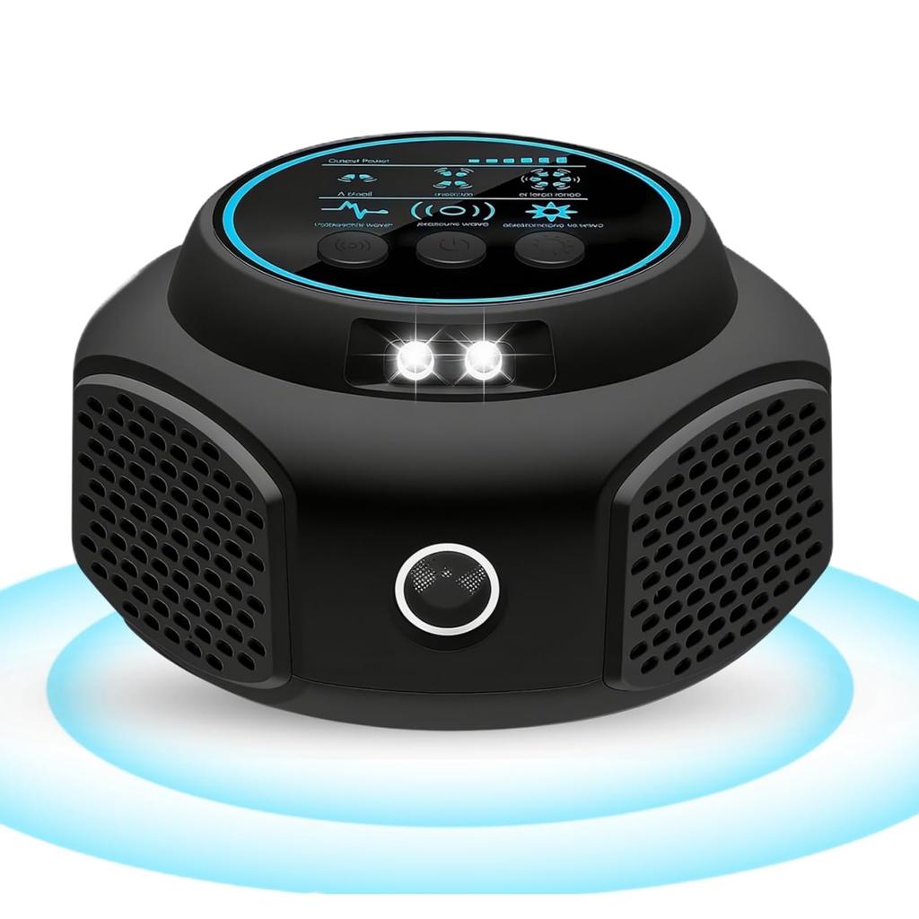 IDOWELL Ultrasonic Pest Control Device with Speaker for and and Effective 300 Tatami Mats Suitable for and Repels Mice and Bats 360° Cockroaches,