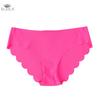 Women Solid Seamless Briefs Ice Silk Panties Thin Underwear Comfort Intimates Lingerie Sexy Low-Rise Underpants Plus Size S-XXL