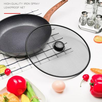 Новый черный экран от брызг масла с ручкой, крышки от брызг масла, прочная крышка-сетка с мелкой ячейкой, кухонные принадлежности