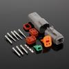 2/ 3/ 4/ 6/ 8/ 12P Seal Kits Male and Female Waterproof Connector Socket Plug Wiring DT06/04