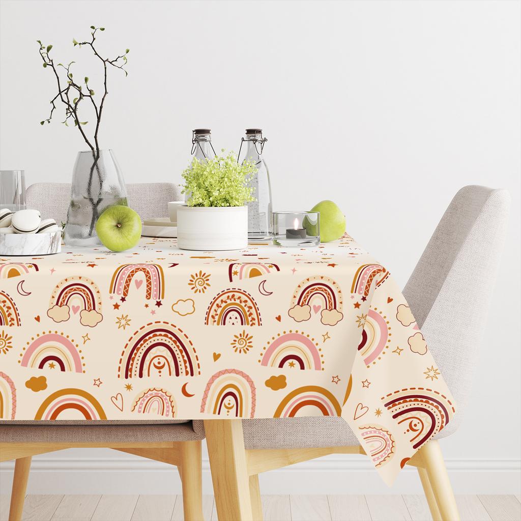 Spot Disposable Pe Tablecloth Thickened And Durable Suitable For Party/Picnic/Household