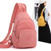 Autumn Nylon Cloth Zipper New Unisex Bag Simple Fashion Breast Bag Multi-purpose Backpack