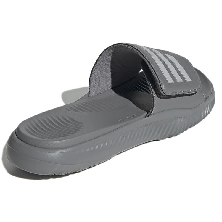 adidas Alphabounce Slide 2.0 Дышащая Резиновая Подошва Нескользящие Шлепанцы-Слайдеры Унисекс Сандалии Серый GY9419