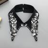 Pearl Fake Collar Lacklace Stand Beads Detachable Collar Fake Women for Party Bride Dress Decorate False Collar Nep Kraagie